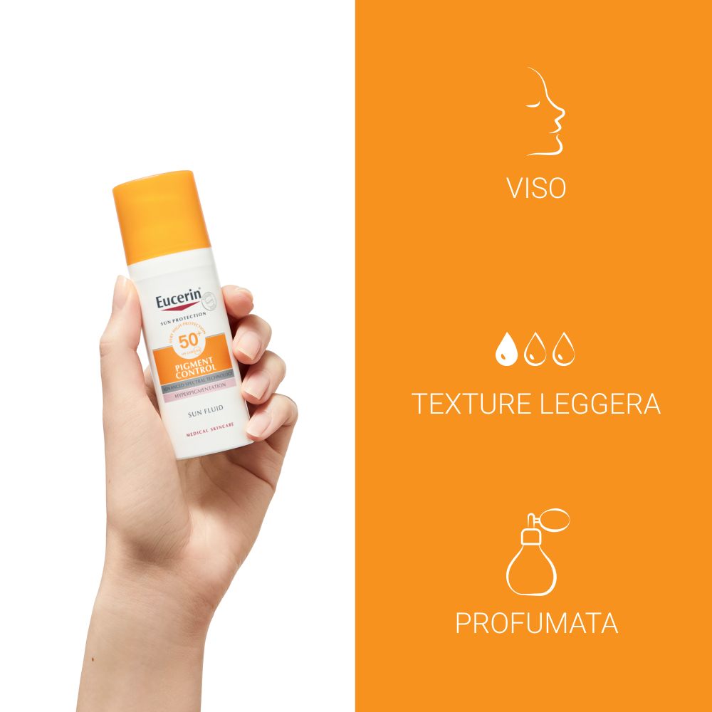 Eucerin Sun Pigment Control Protezione Solare Viso SPF50+ 50mL Eucerin Sun Pigment Control Protezione Solare Viso SPF50+ 50mL