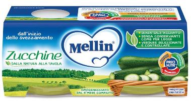 Mellin Omogeneizzato Di Zucchine 2 x 80 g Mellin Omogeneizzato Di Zucchine 2 x 80 g