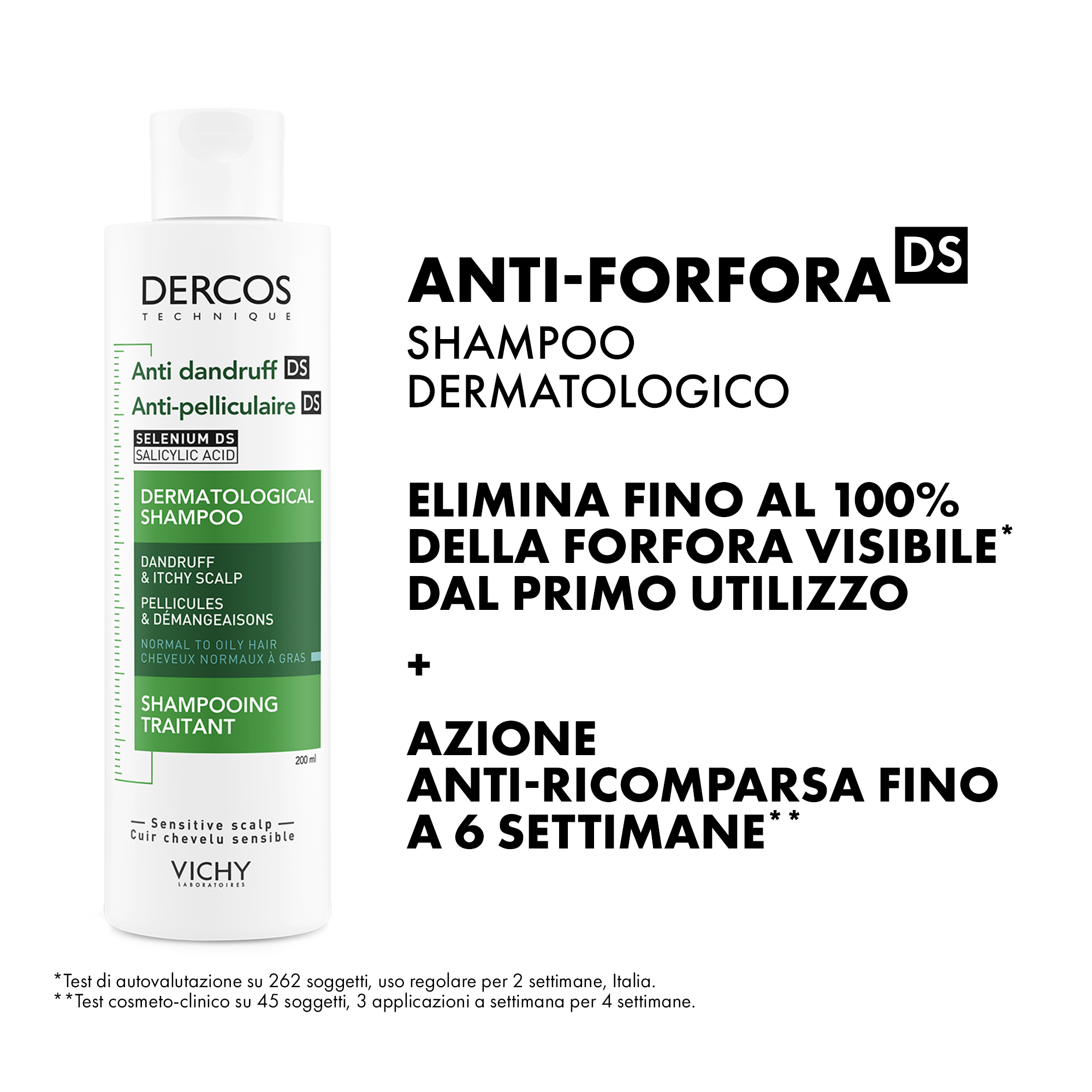 Vichy Dercos shampoo antiforfora capelli grassi 200 ml  Vichy Dercos shampoo antiforfora capelli grassi 200 ml