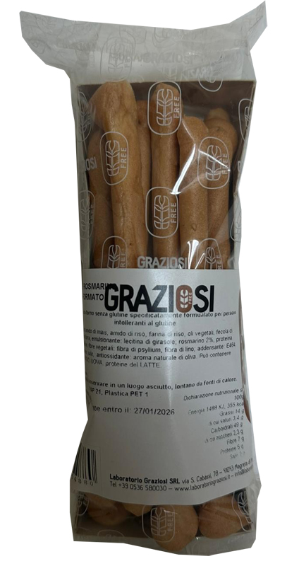GRISSINI AL ROSMARINO 120G