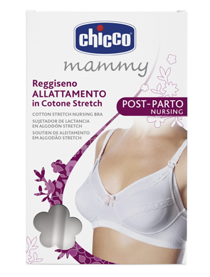 Chicco MD Reggiseno Bianco Allattamento Cotone Taglia 3C