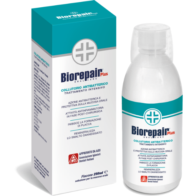 Biorepair Plus Collutorio - Antibatterico trattamento intensivo - 250 ml Biorepair Plus Collutorio - Antibatterico trattamento intensivo - 250 ml