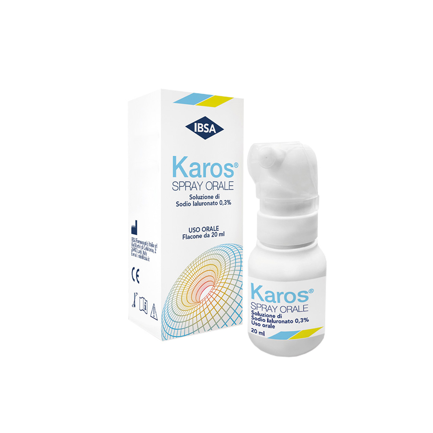 Karos Spray Orale 0,3% Infiammazione Gola 20 ml