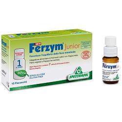 Specchiasol New Ferzym Junior Integratore Fermenti Lattici 10 Flaconcini