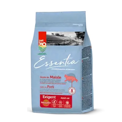 PET360 ESSENTIA GATTO EXIGENT GRAIN FREE ADULT MAIALE 300GR