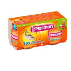 Plasmon Omogenizzato Trota e Verdura 2 Vasetti da 80 g