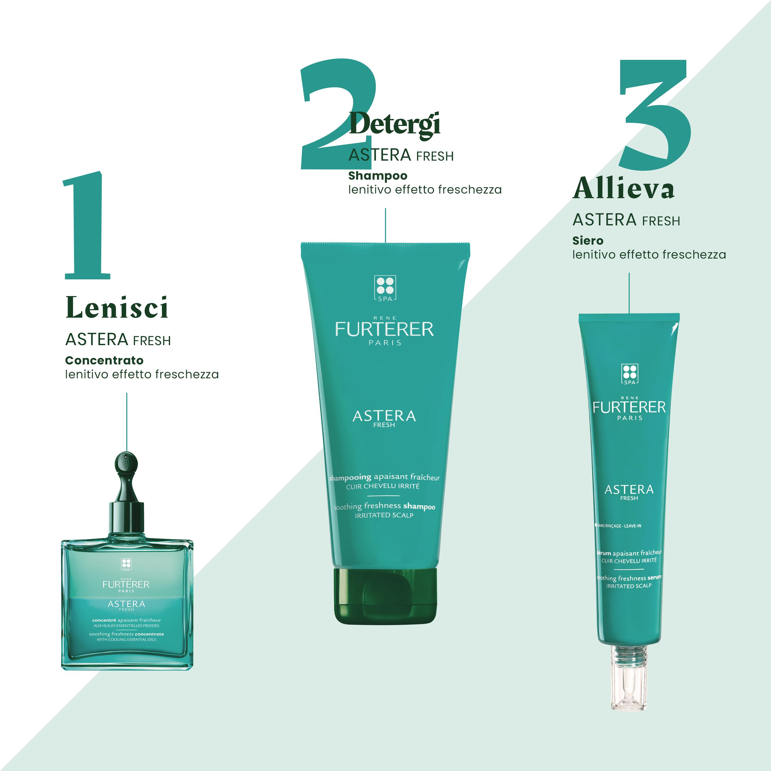 René Furterer Astera Fresh - Shampoo Lenitivo Effetto Freschezza Per Cuoio Capelluto Irritato 200 ml