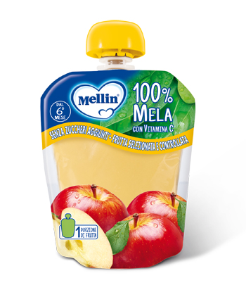Mellin 100% Mela merenda 90g Mellin 100% Mela merenda 90g