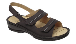 CARLEN SANDAL SYNT NUB PLUM 36