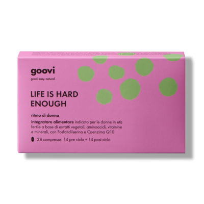 GOOVI LIFE IS HARD ENOUGH Integratore Donna 28 cpr GOOVI LIFE IS HARD ENOUGH Integratore Donna 28 cpr