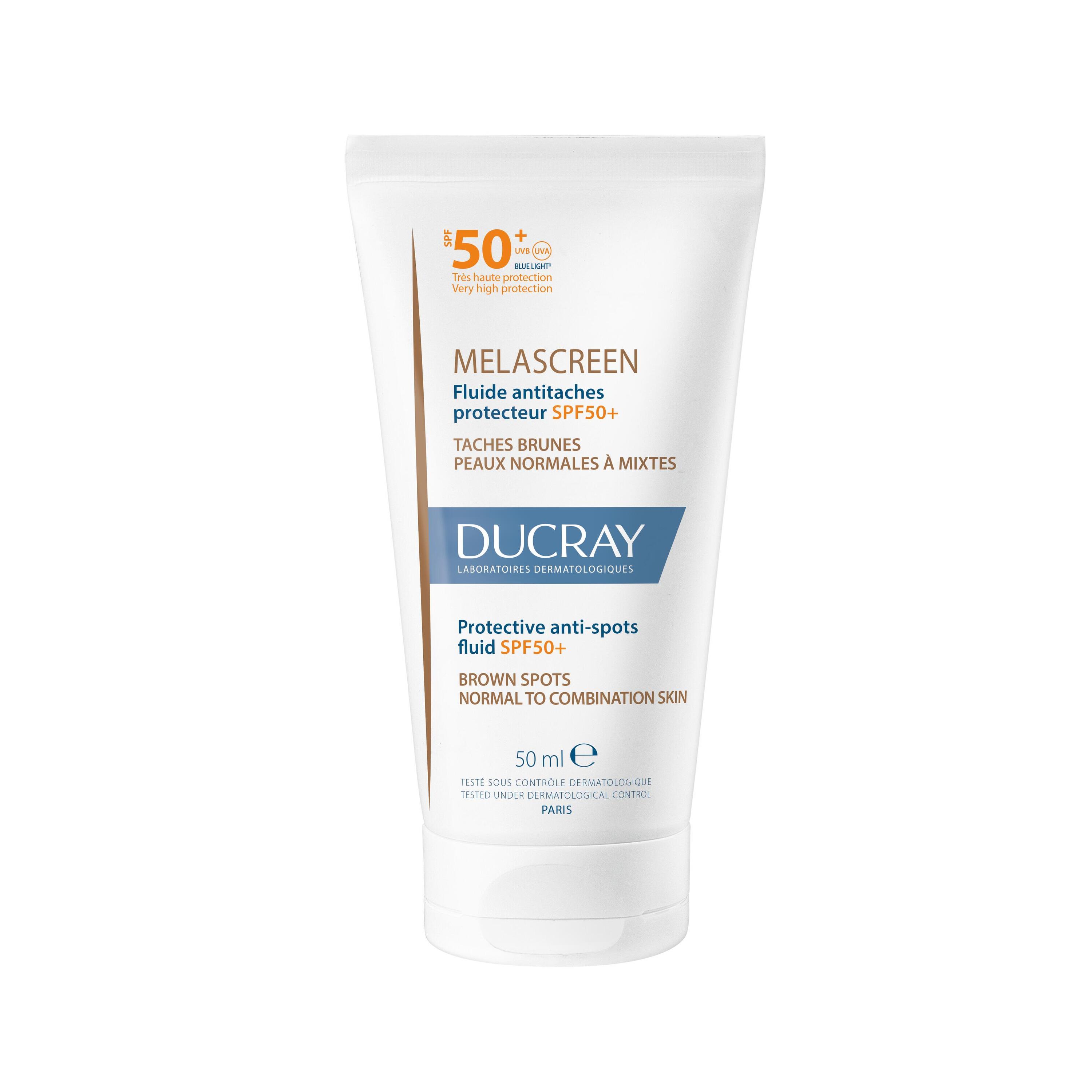 Ducray Melascreen - Fluido Anti-Macchie Protettivo SPF50+ Viso 50 ml