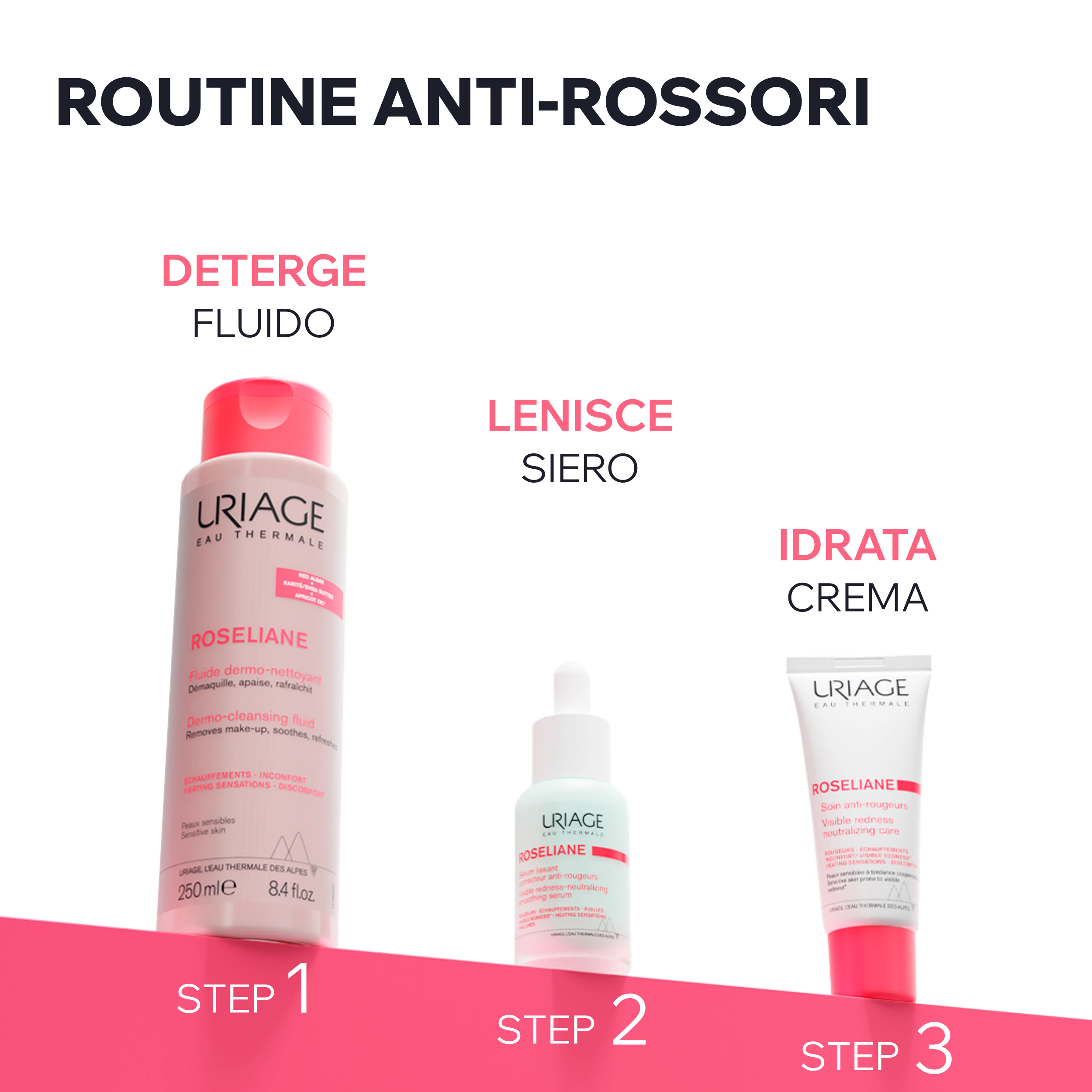 Uriage - Roseliane - Fluido Dermo-Detergente 250 ml