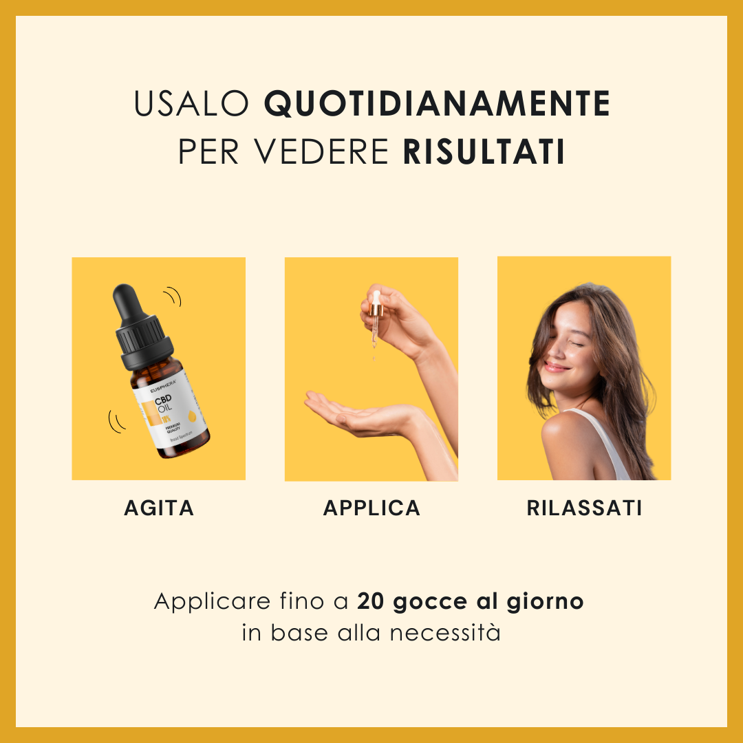 Eusphera CBD OIL 10% - Olio CBD Naturale 10 ml