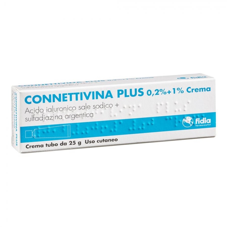 Connettivina Plus Crema 0.2%+1% - 25gr Connettivina Plus Crema 0.2%+1% - 25gr
