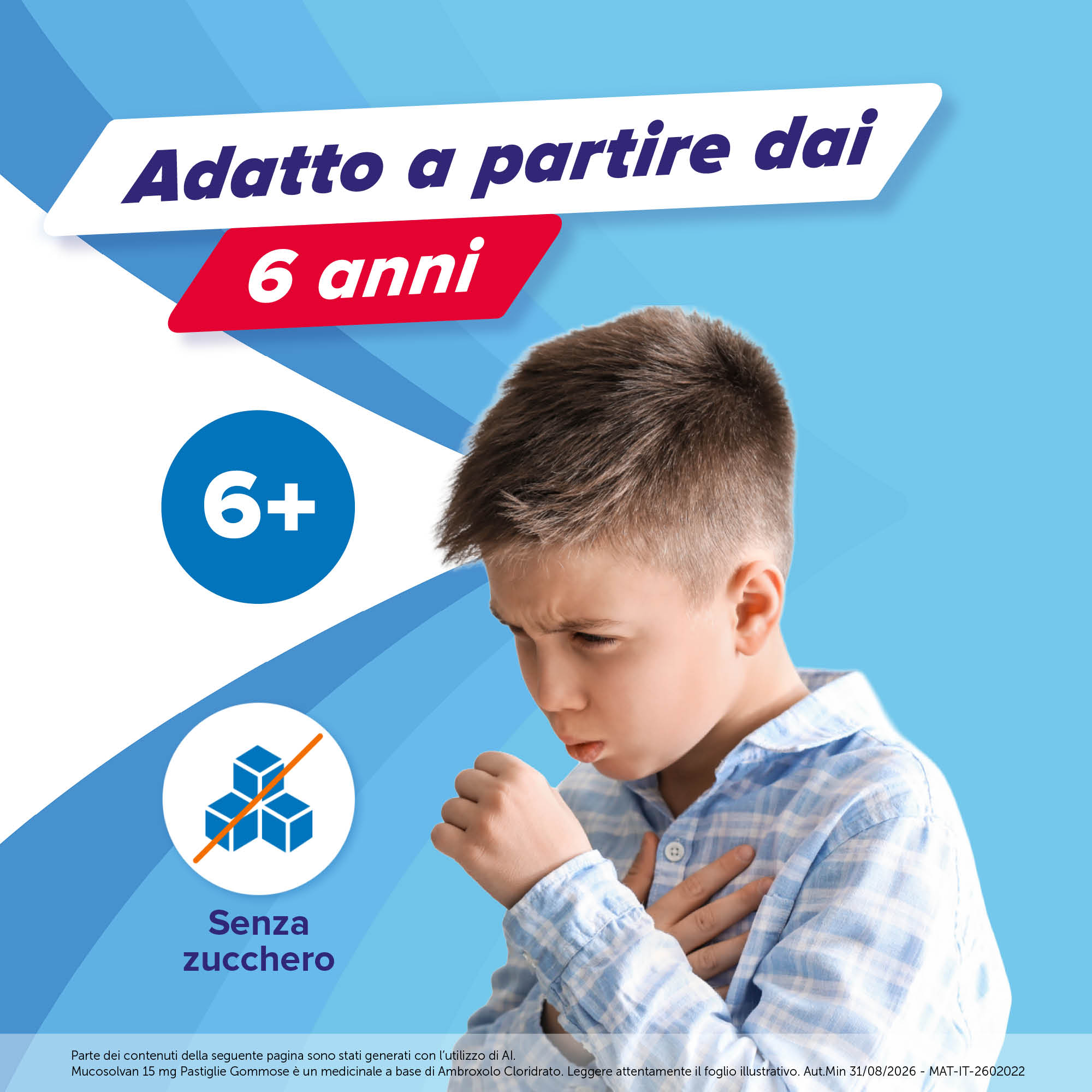 Mucosolvan 15 mg - 20 Pastiglie Gommose Per Il Trattamento Delle Secrezioni Nelle Patologie Acute E Croniche Di Bronchi E Polmoni