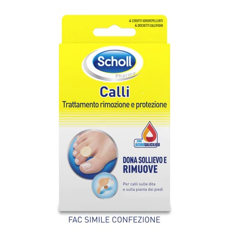 Scholl Cerotti Callifughi Rimozione e Protezione Calli 4 Cerotti Scholl Cerotti Callifughi Rimozione e Protezione Calli 4 Cerotti