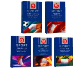 POLSINO PIC SPORT  222723 PER POLSO ELASTICO MONO ESTENSIBILE PER FISSARE,STABILIZZARE E CONTENERE LE ARTICOLAZIONI, IDEALE DOPO DISTORSIONI STRAPPI MUSCOLARI MISURA SMALL