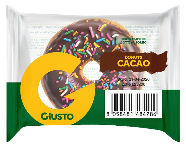 GIUSTO S/G DONUTS CACAO 35G