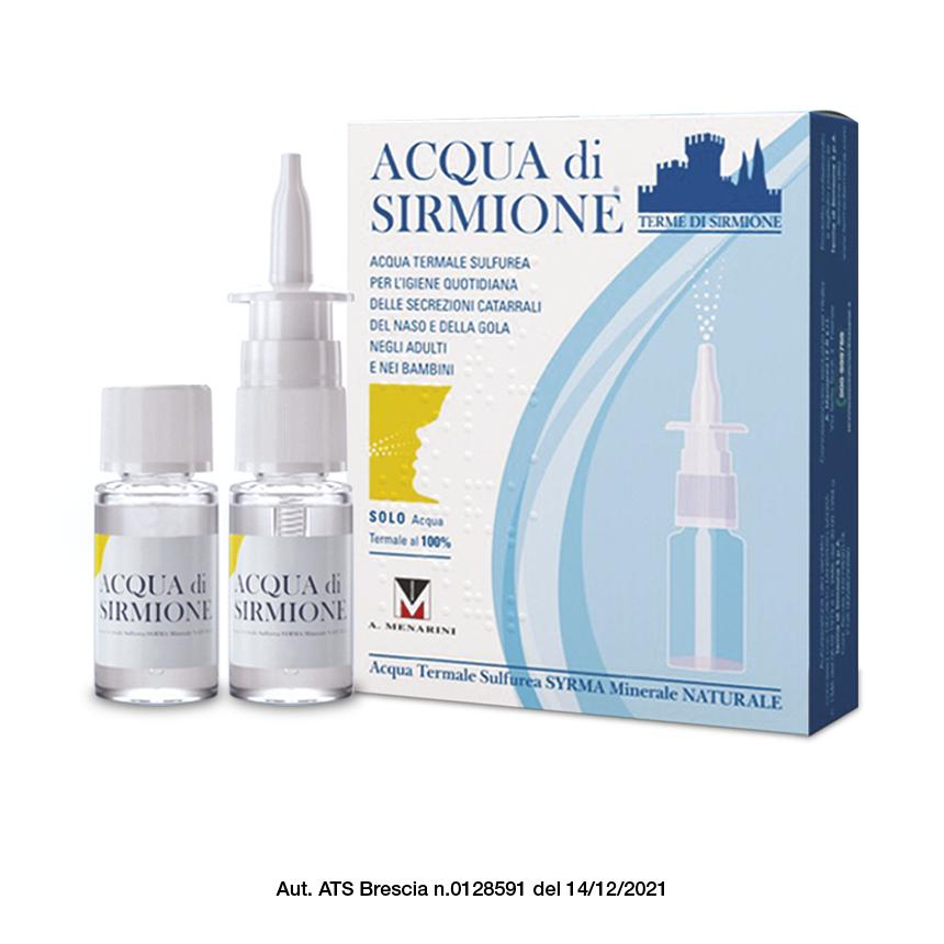 Acqua di Sirmione - Fluidificante Nasale - 6 Flaconcini da 15 ml 