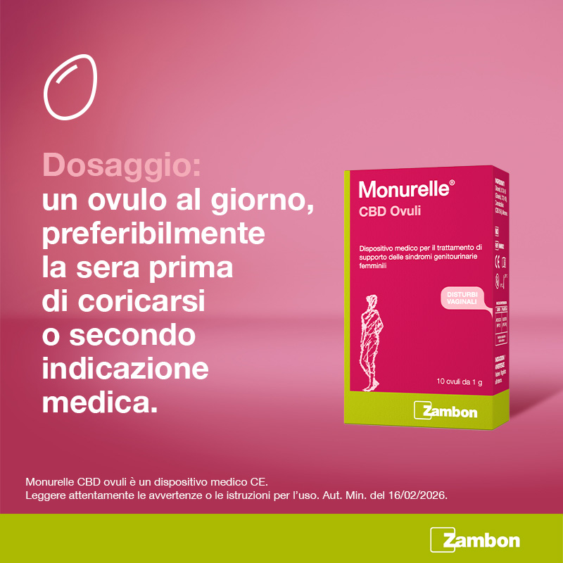 Monurelle CBD 10 Ovuli - Trattamento Per Le Sindromi Genitourinarie Femminili
