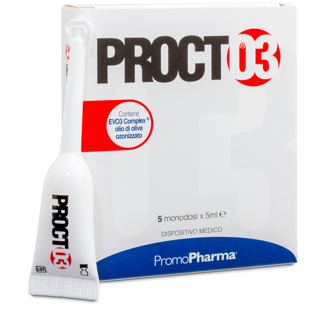 Procto3 Crema Anale 5 Flaconi Monodose da 5 ml