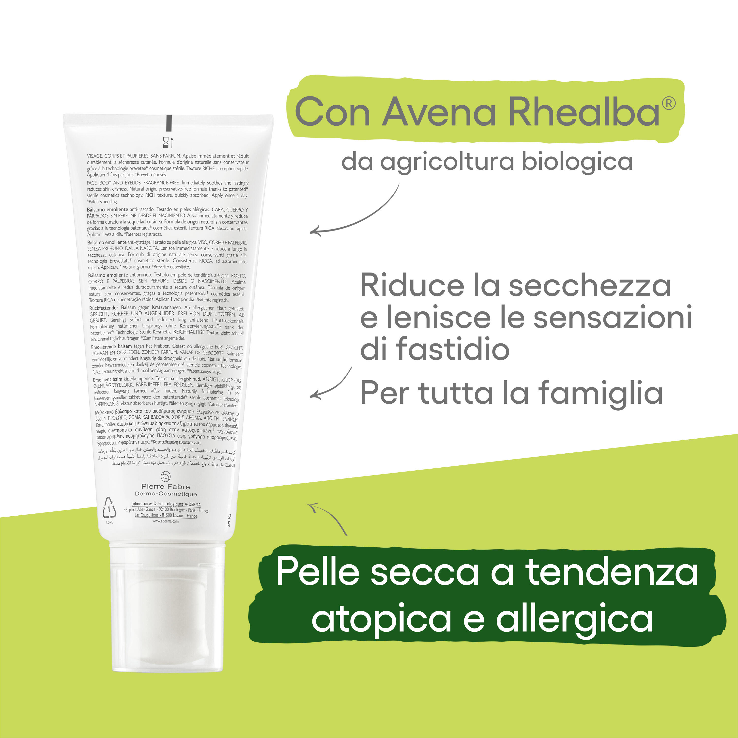 A-Derma Exomega Allergo - Balsamo Emolliente 200 ml