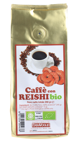 CAFFE' CON REISHI BIO 250 GR CAFFE' CON REISHI BIO 250 GR