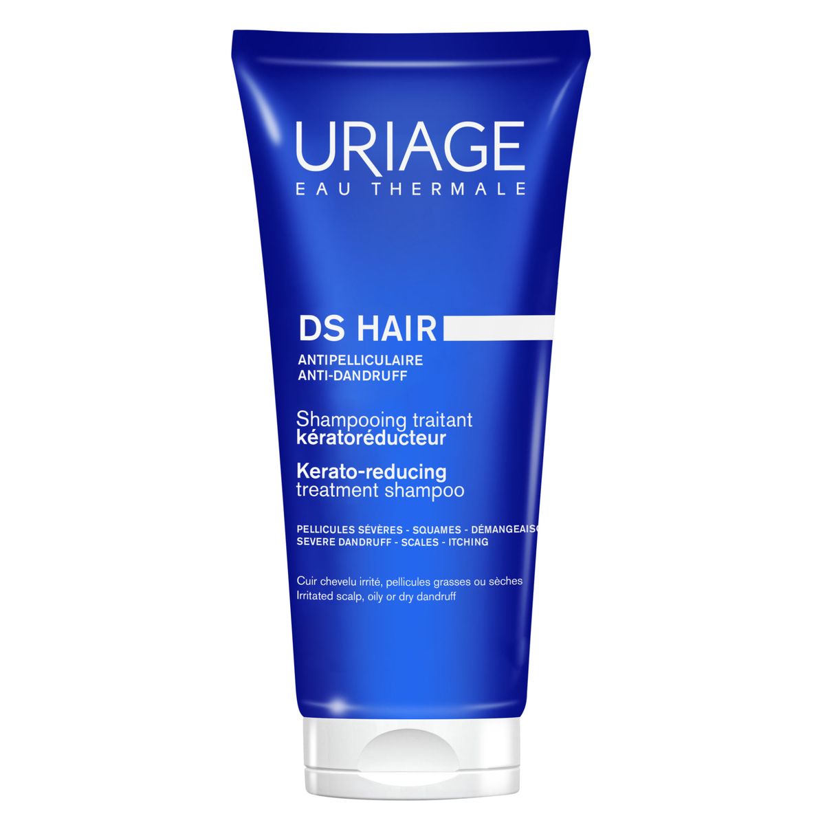 Uriage DS Hair - Shampoo Cheratoriduttore Per Forfora Severa, Secca E Grassa 150 ml