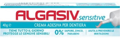 ALGASIV SENSITIVE Crema adesiva per dentiera 40 g  ALGASIV SENSITIVE Crema adesiva per dentiera 40 g