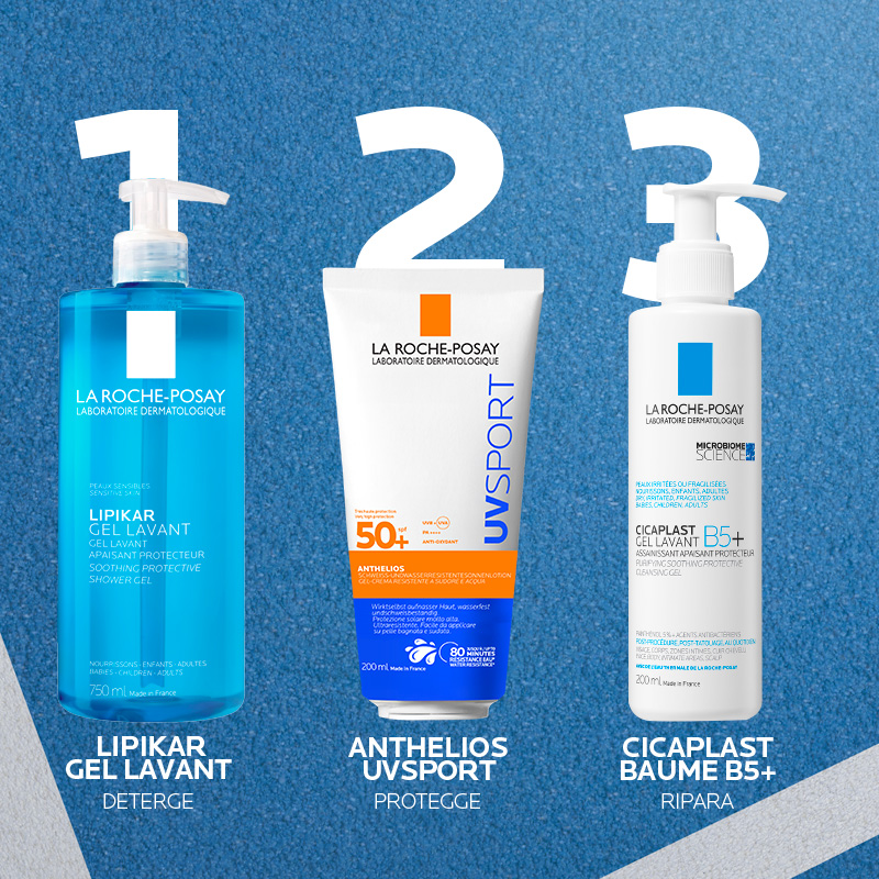La Roche-Posay - Anthelios Uvsport Gel-Crema Resistente Ad Acqua E Sudore SPF50+ Viso E Corpo 200 ml