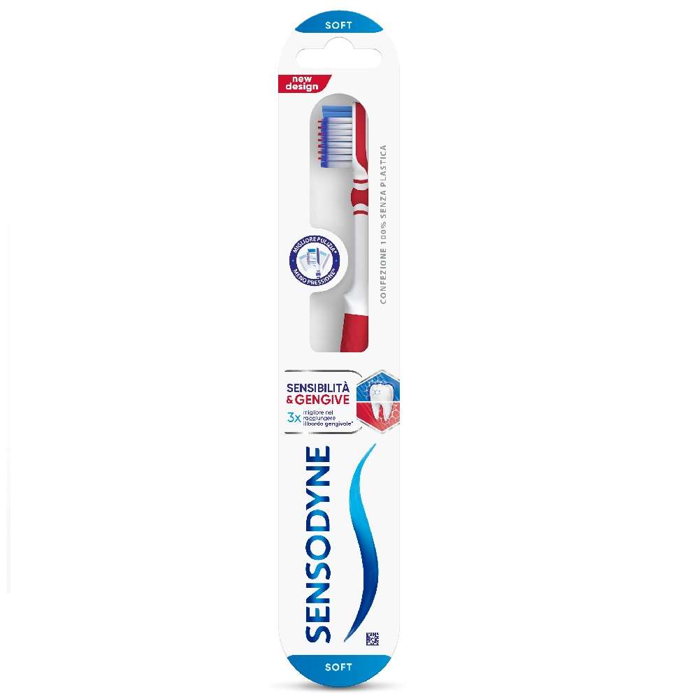 Sensodyne Sensibilità&Gengive Spazzolino Denti Sensibili Soft  Sensodyne Sensibilità&Gengive Spazzolino Denti Sensibili Soft