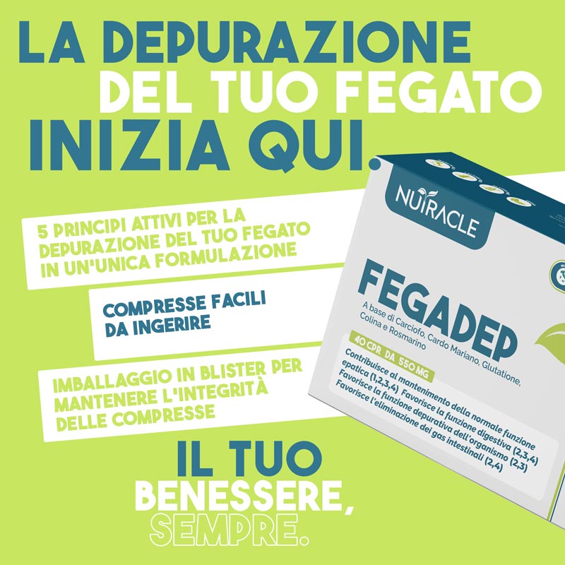 Nutracle Fegadep 40 Compresse - Integratore Per La Funzionalità Epatica