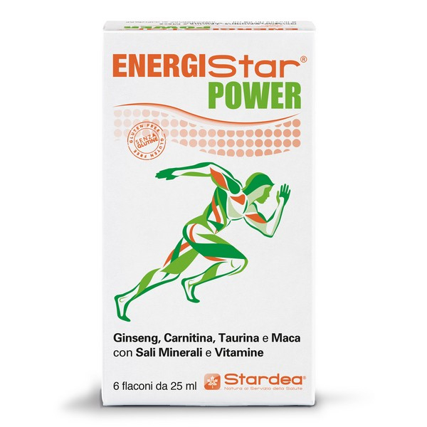 Energistar Power Integratore Energetico 6 Flaconcini -SCADENZA SETTEMBRE 2025