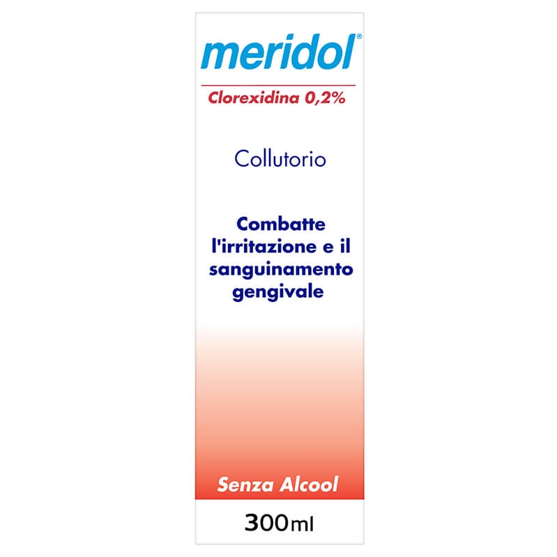 Meridol Collutorio Trattamento Gengive Infiammate Clorexidina 0,2% 300 ml