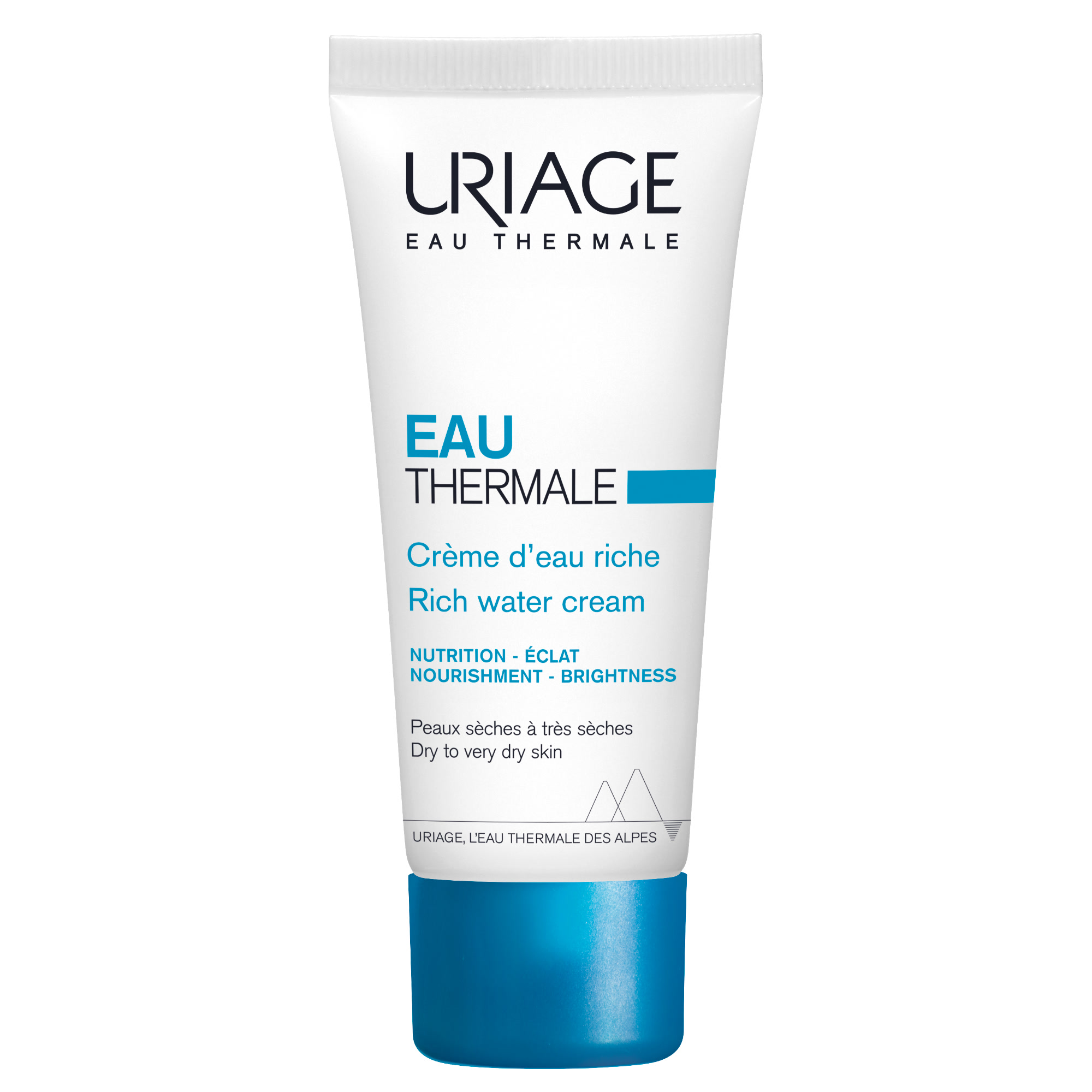 Uriage - Eau Thermale - Crema All'Acqua Ricca Idratante Viso Per Pelli Secche E Molto Secche 40 ml