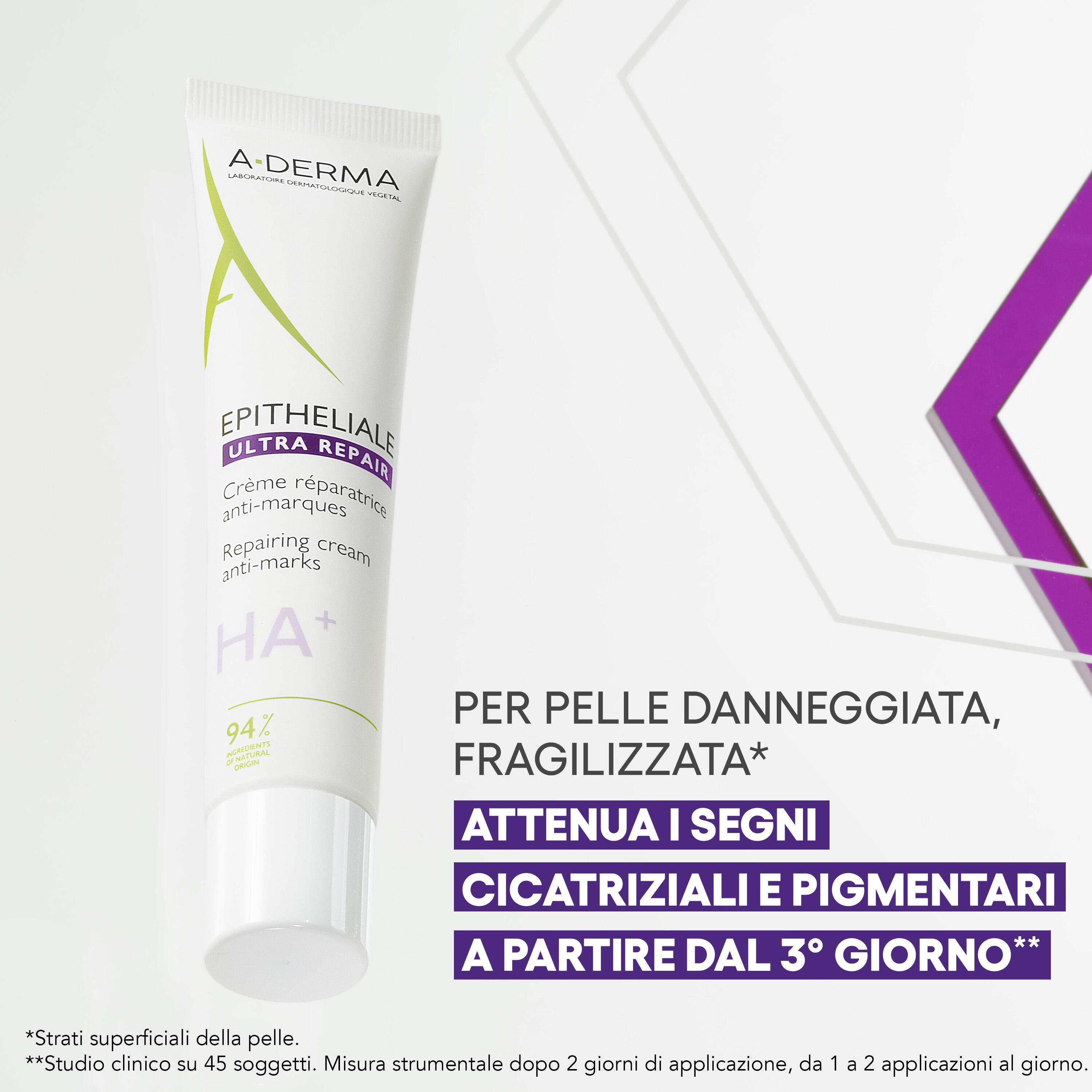 A-Derma Epitheliale Ultra Repair - Crema Ristrutturante Anti-Segni Residui 40 ml