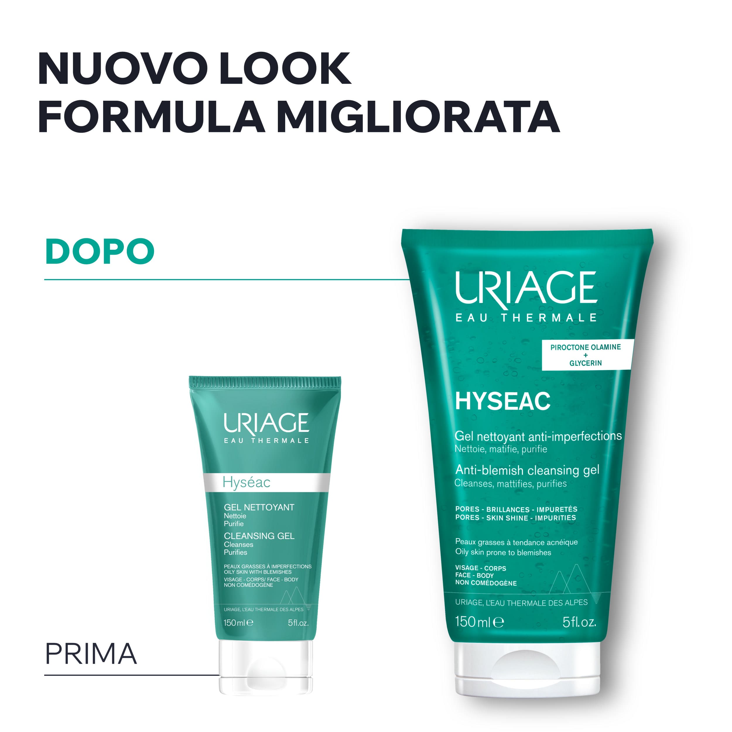 Uriage - Hyséac - Gel Detergente Anti-Imperfezioni Viso E Corpo 150 ml