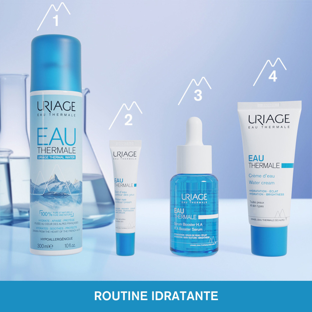 URIAGE EAU THERMALE D'URIAGE Spray fresco, multiuso, per tutta la famiglia. Idrata, lenisce, protegge. 100% pura e naturale - 300ML