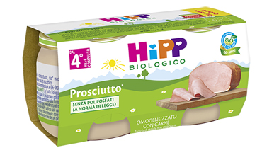 Hipp Biologico Omogeneizzato Prosciutto Cotto 2x80 g Hipp Biologico Omogeneizzato Prosciutto Cotto 2x80 g
