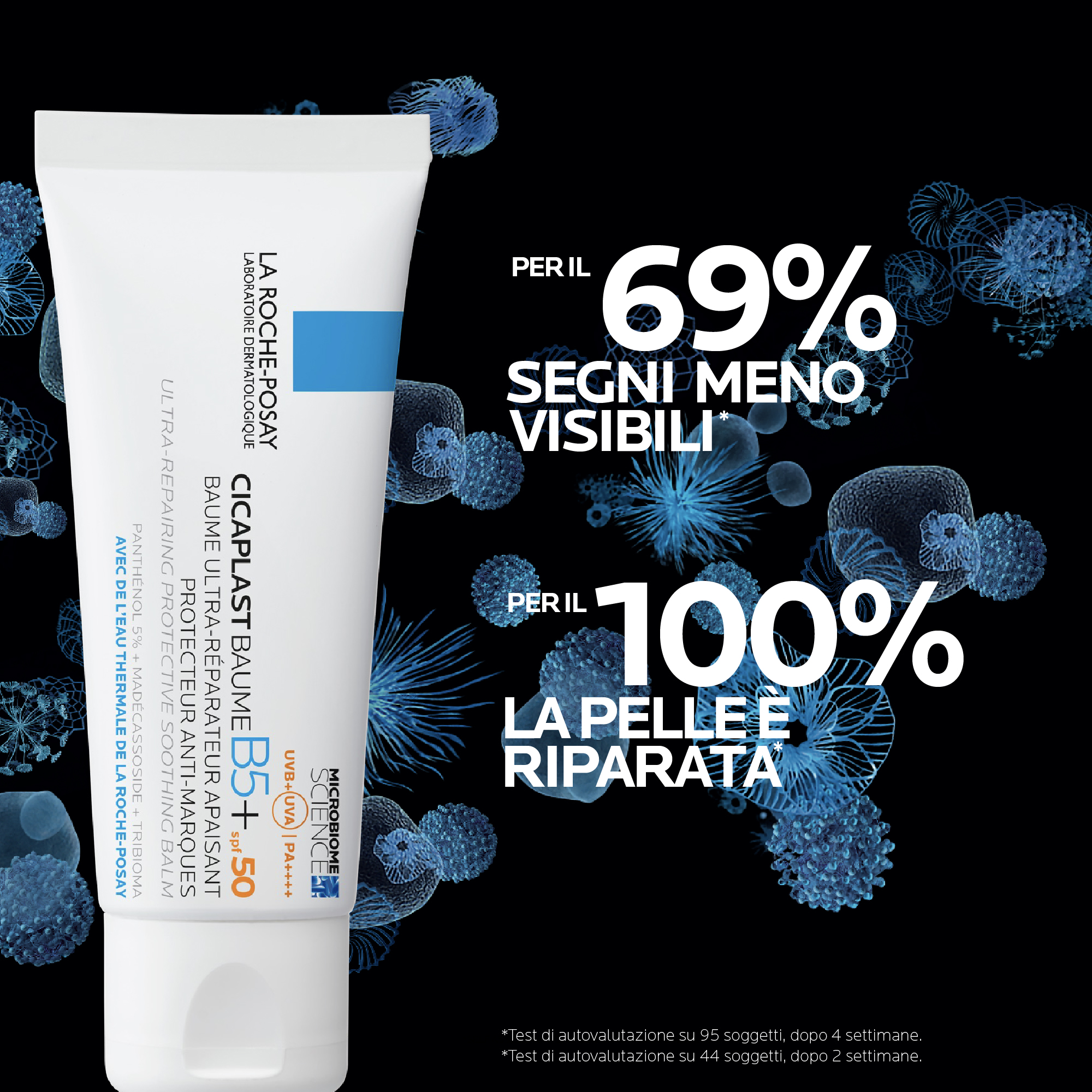 La Roche-Posay - Cicaplast Baume B5+ SPF50+ Balsamo Lenitivo Ultra-Riparatore Per Pelle Sensibile, Arrossata O Fragilizzata 40 ml