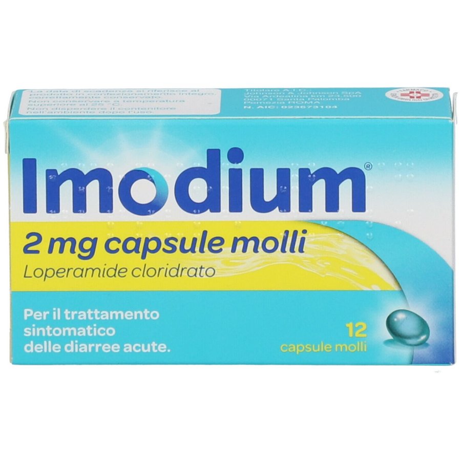 Imodium Diarrea Acuta 12 Capsule Molli