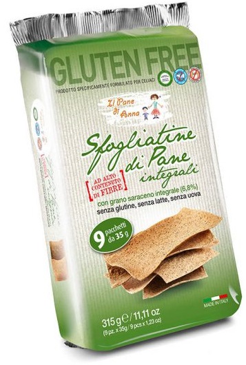 Il Pane Di Anna Cric-Crec Schiacciatine Integrali al Grano Saraceno 250 g