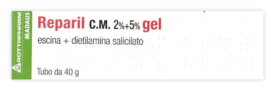 Reparil Gel C.M. 2%+5% - Tubo da 40 g