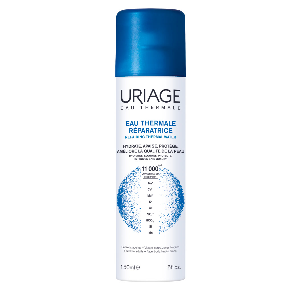 URIAGE EAU THERMALE D'URIAGE Spray fresco, multiuso, per tutta la famiglia. Idrata, lenisce, protegge. 100% pura e naturale  - 150ml