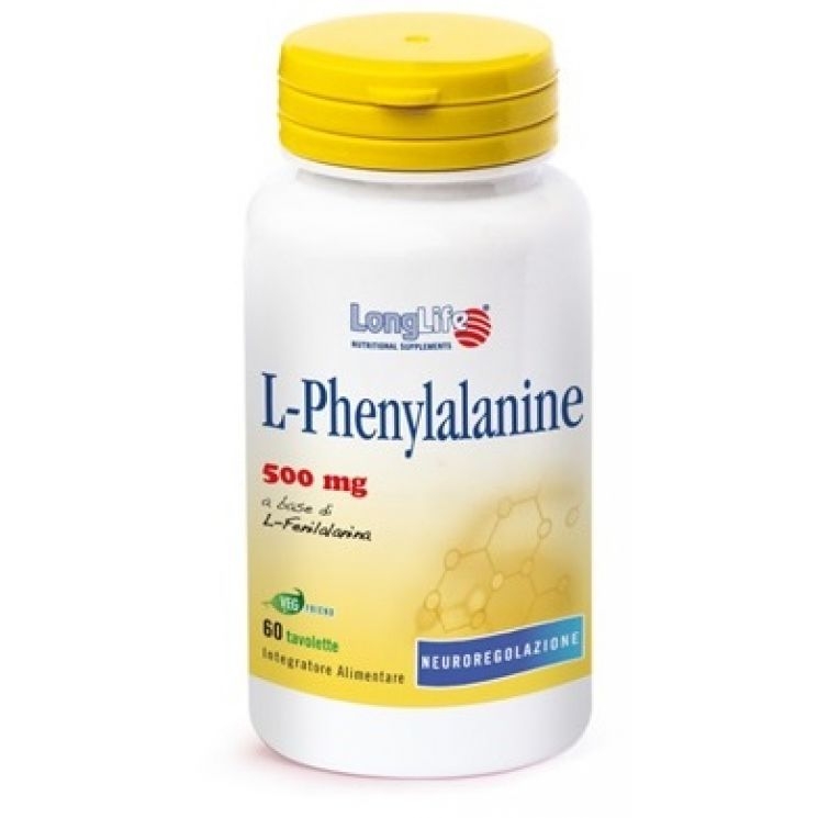 LONGLIFE L-PHENYLAL 500MG 60TA