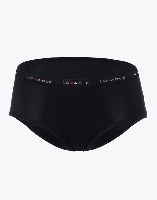LOVABLE Culotte da ciclo lavabile FLUSSO ABBONDANTE NERO TAGLIA L LOVABLE Culotte da ciclo lavabile FLUSSO ABBONDANTE NERO TAGLIA L
