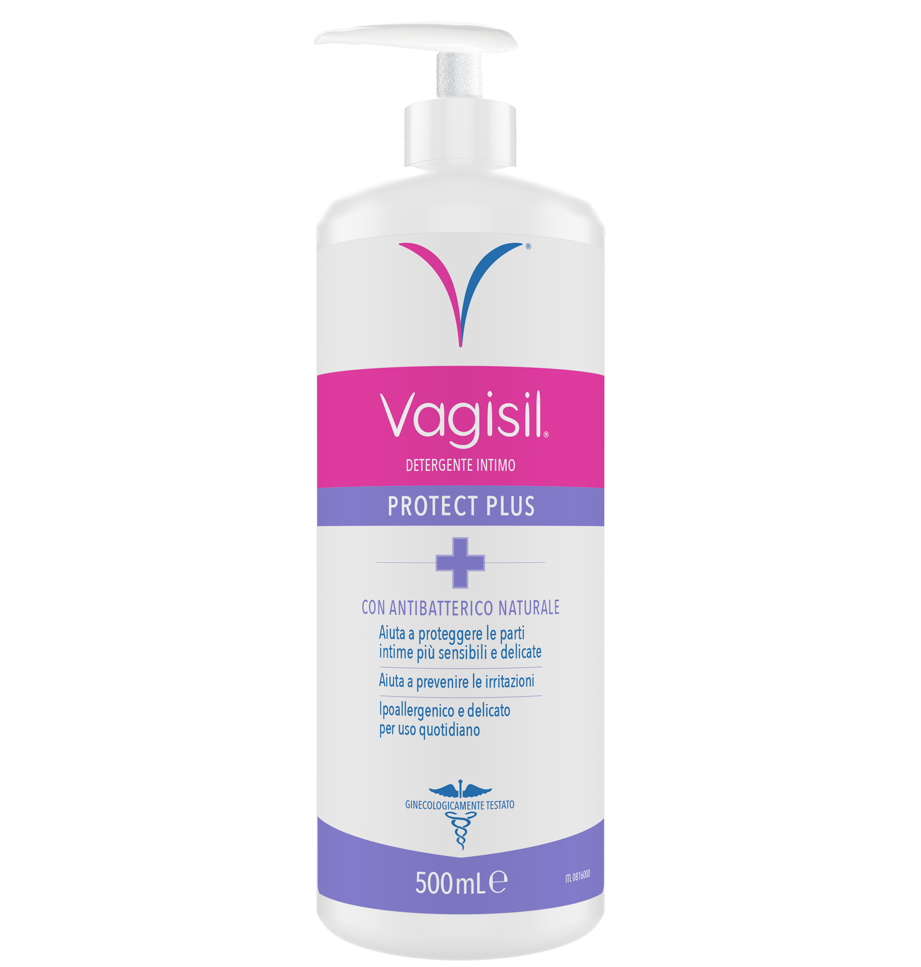 Vagisil Detergente Antibatterico Protect Plus Per l'Igiene Intima Quotidiana Con Olio di Neem e Tea Tree Oil. Aiuta a Prevenire le Irritazioni Intime 500ml