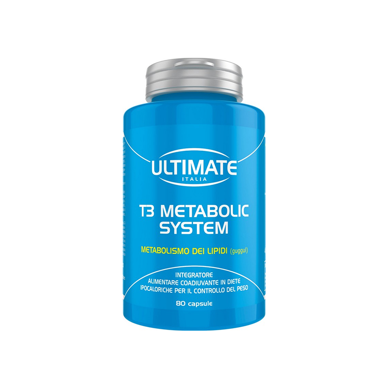 Ultimate Italia T3 Metabolic System 80 Capsule - Integratore Per Il Metabolismo Dei Lipidi