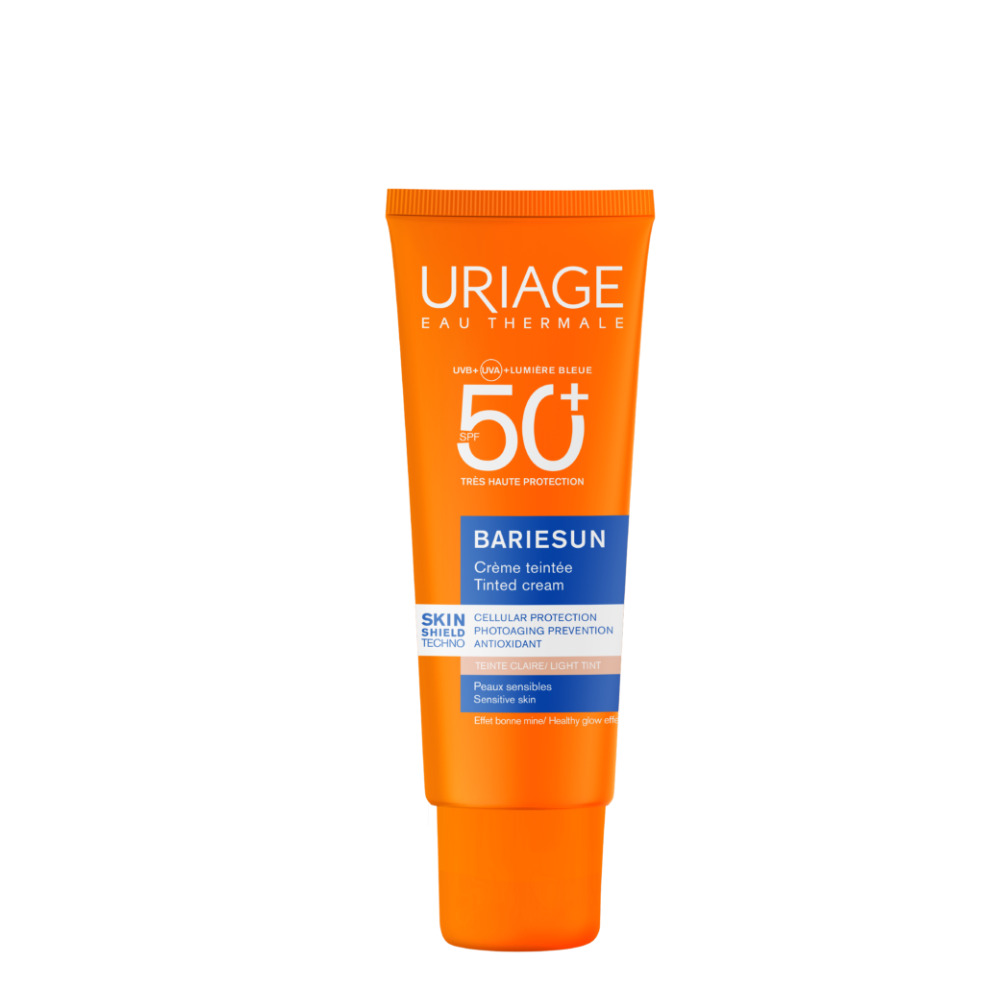 Uriage - Bariésun Crema Colorata SPF50+ Protezione Solare Viso 50 ml - Tonalità Chiara