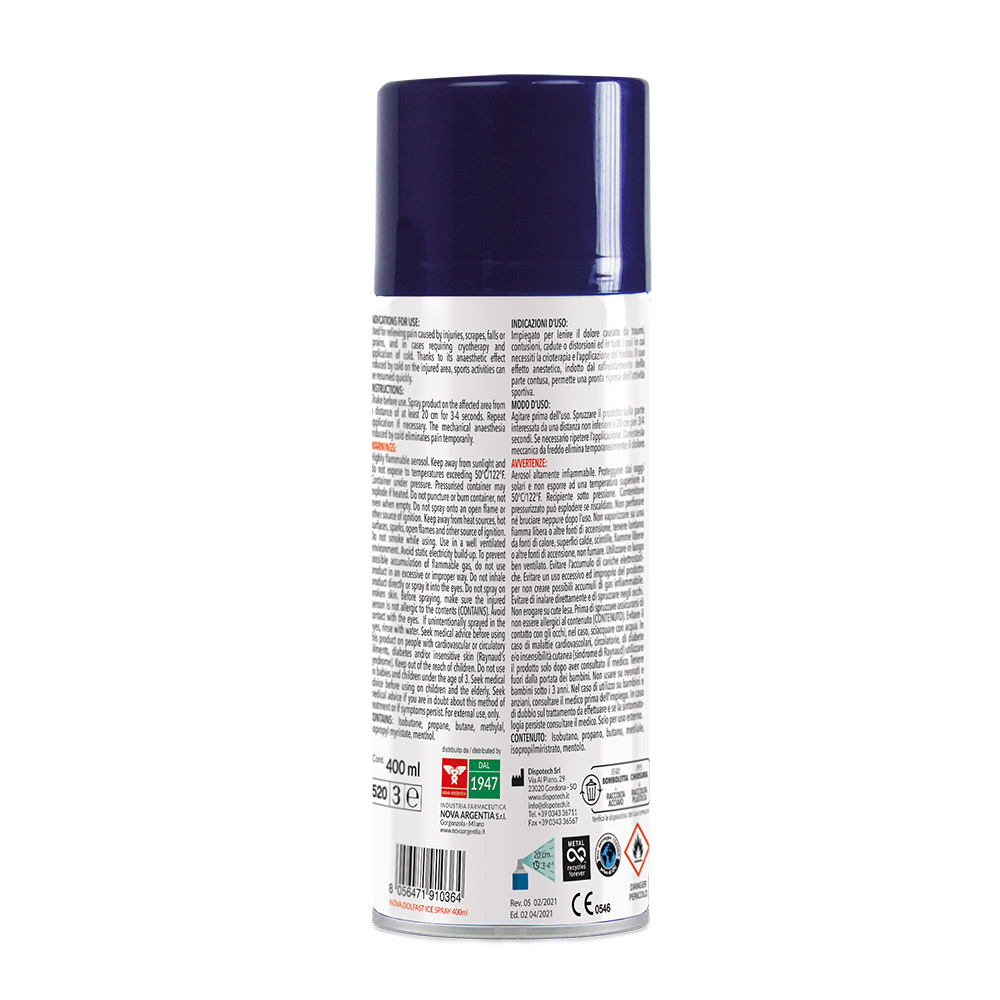 Nova Ice Ghiaccio Istantaneo Spray 400ml Nova Ice Ghiaccio Istantaneo Spray 400ml